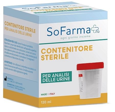 Contenitore Urina In Polipropilene Da 120 Ml Sofarmapiu'