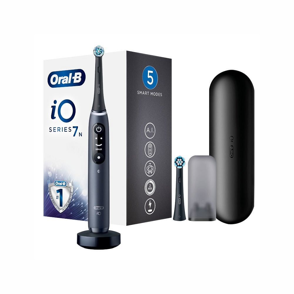 Oral B Io 7 Black Spazzolino Elettrico + 2 Refill