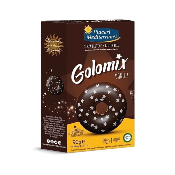 Piaceri Mediterranei Golomix Donuts 2 Pezzi Da 45 G