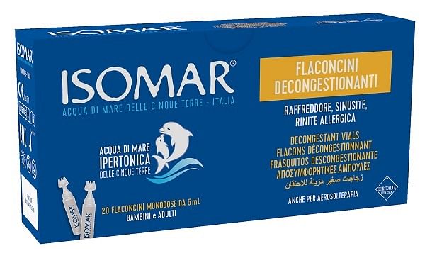 Isomar Flaconcini Decongestionanti Soluzione Ipertonica 20 Flaconcini 5 Ml