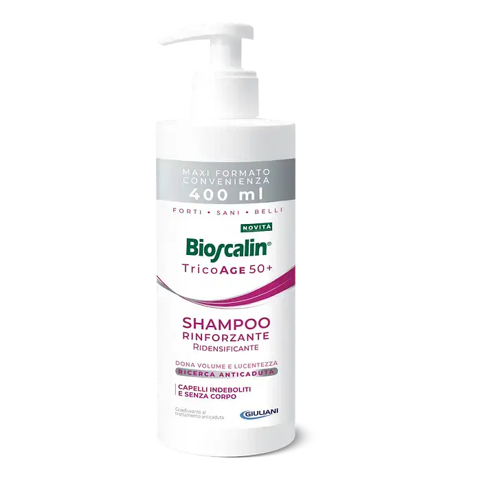 Giuliani  Bioscalin Tricoage Shampoo Maxi Size 400 Ml
