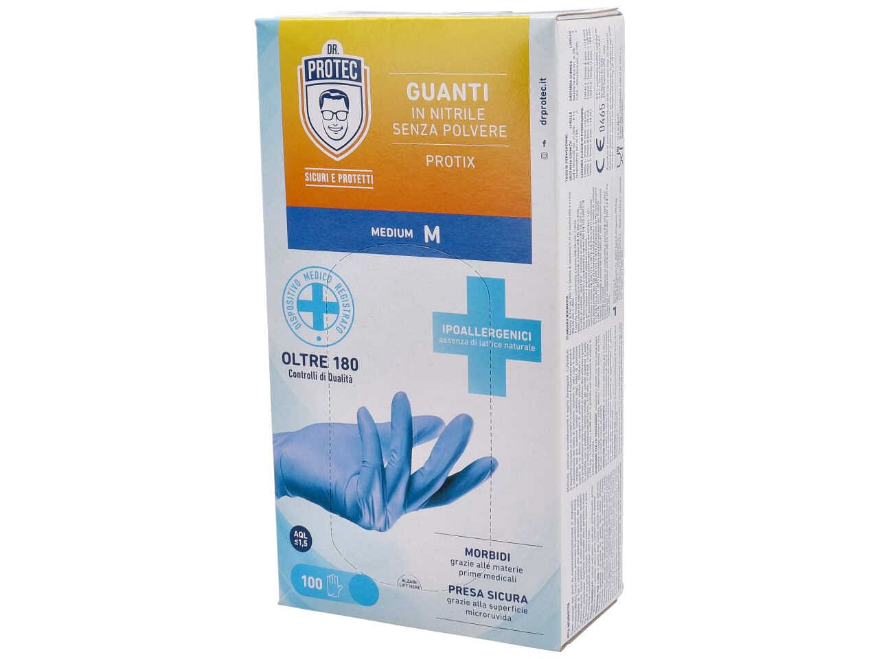 Dr Protec Guanto Protix Taglia M 100 Pezzi