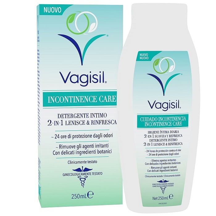 Vagisil Incontinence Care Detergente Intimo 2 In1 Lenisce & Rinfresca 250 Ml
