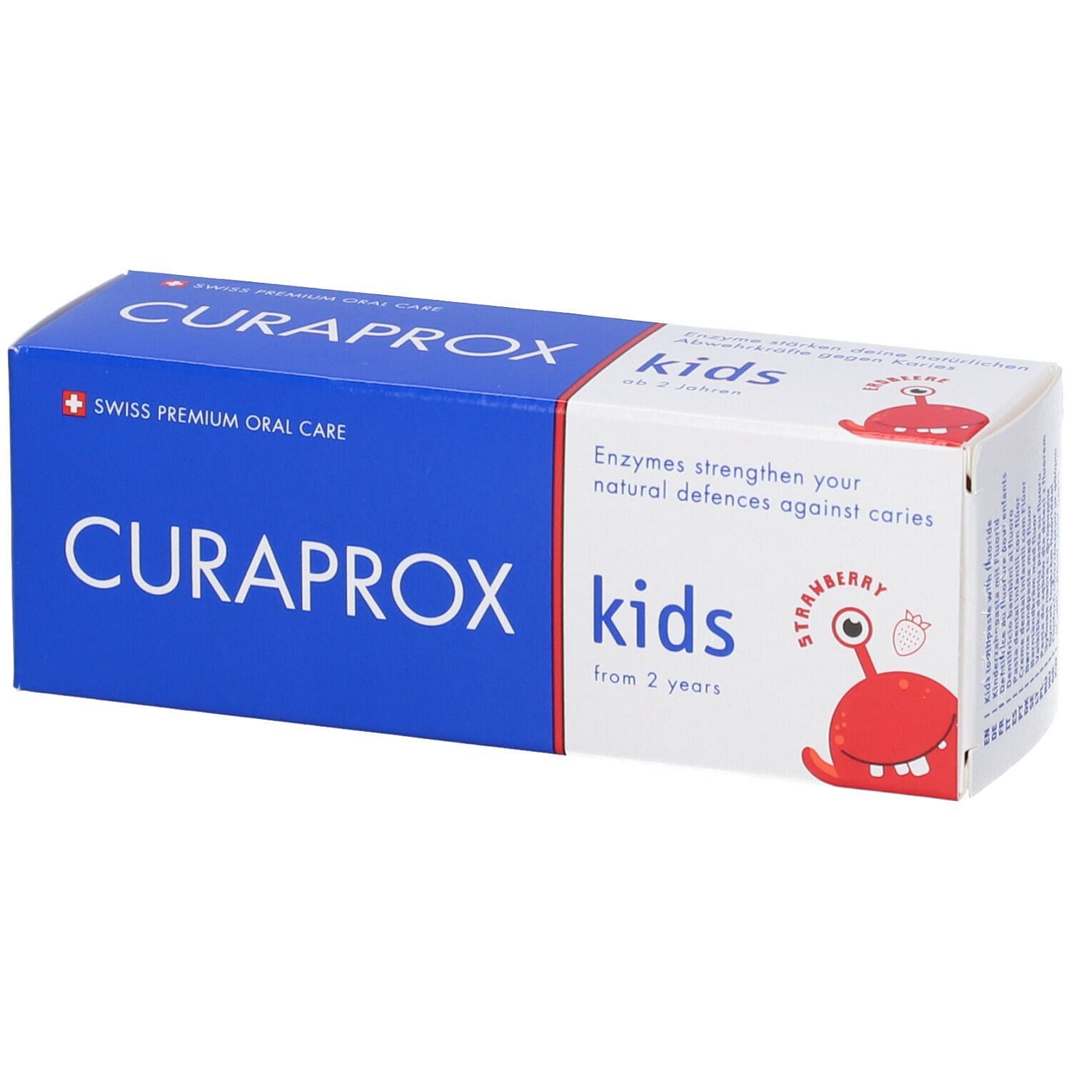 Curaprox Kids Toothpaste Strawberry Flavor 950 Ppm 60 Ml