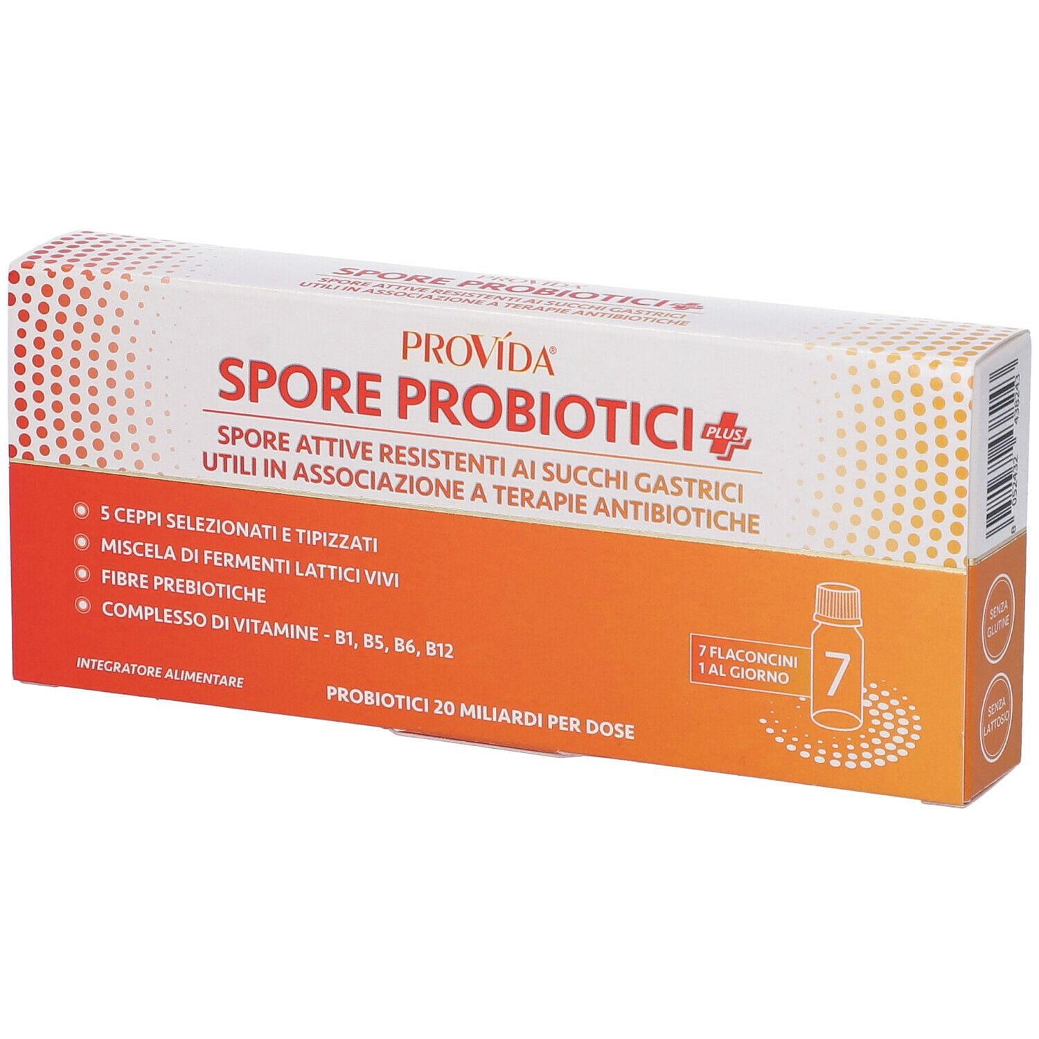 Provida Probiotici Plus 20 Miliardi 7 Flaconcini X 8 Ml