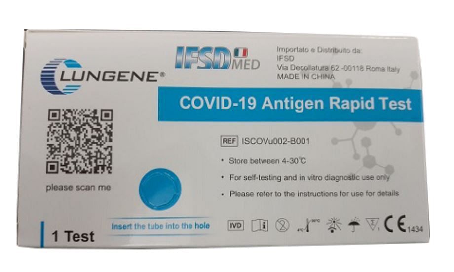 Test Antigenico Rapido Covid 19 Clungene Autodiagnostico Determinazione Qualitativa Antgeni Sars Cov 2 In Tamponi Nasali Mediante Immunocromatografia
