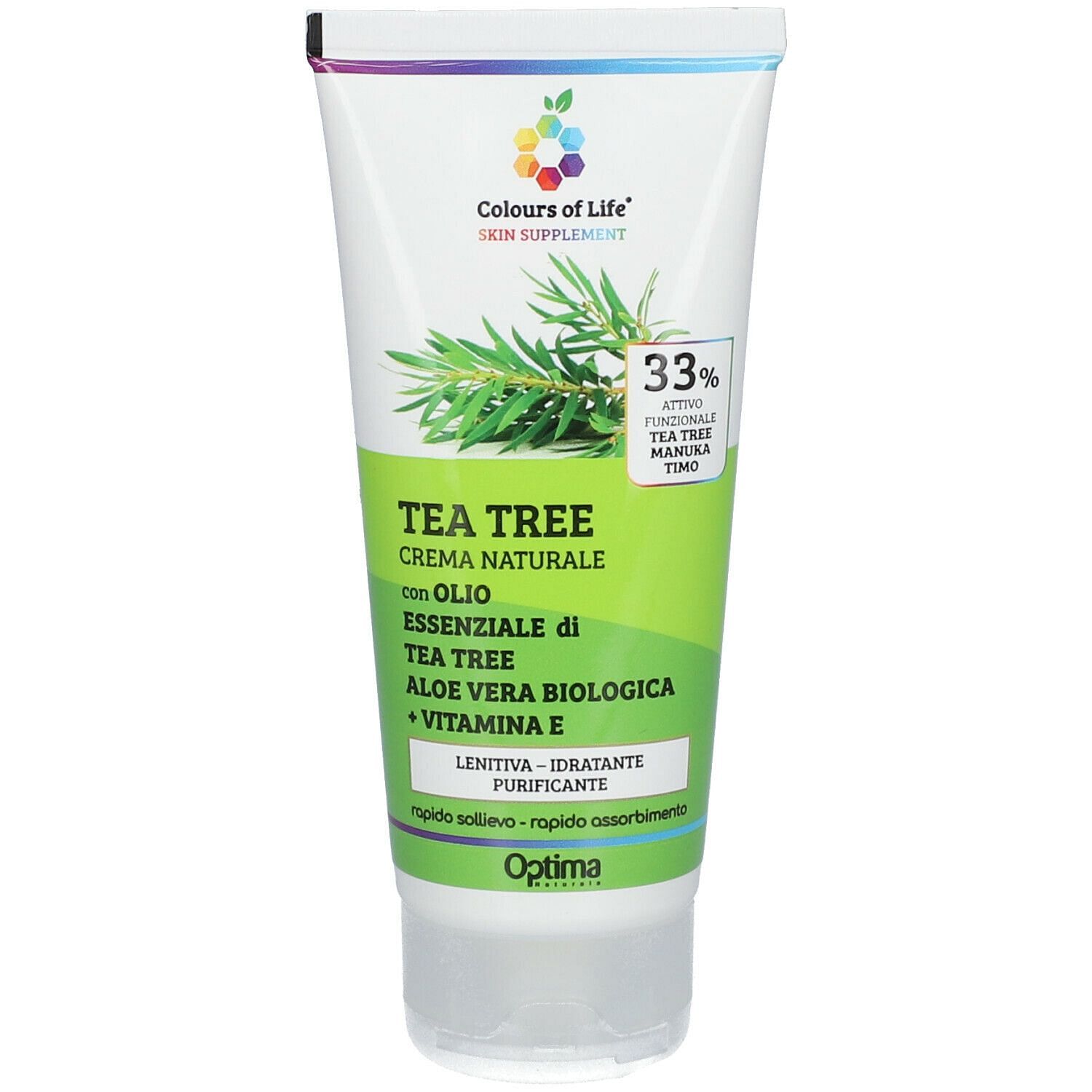 Colours Of Life Skin Supplement Tea Tree 33% 100 Ml Crema