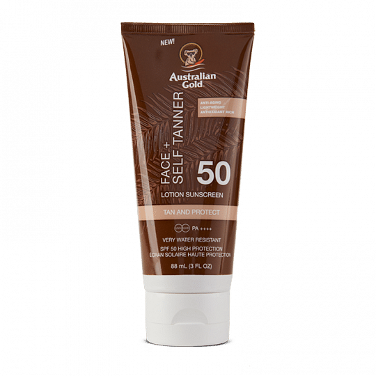 Australian Gold Spf50 Face+ Self Tanner Lotion 88 Ml