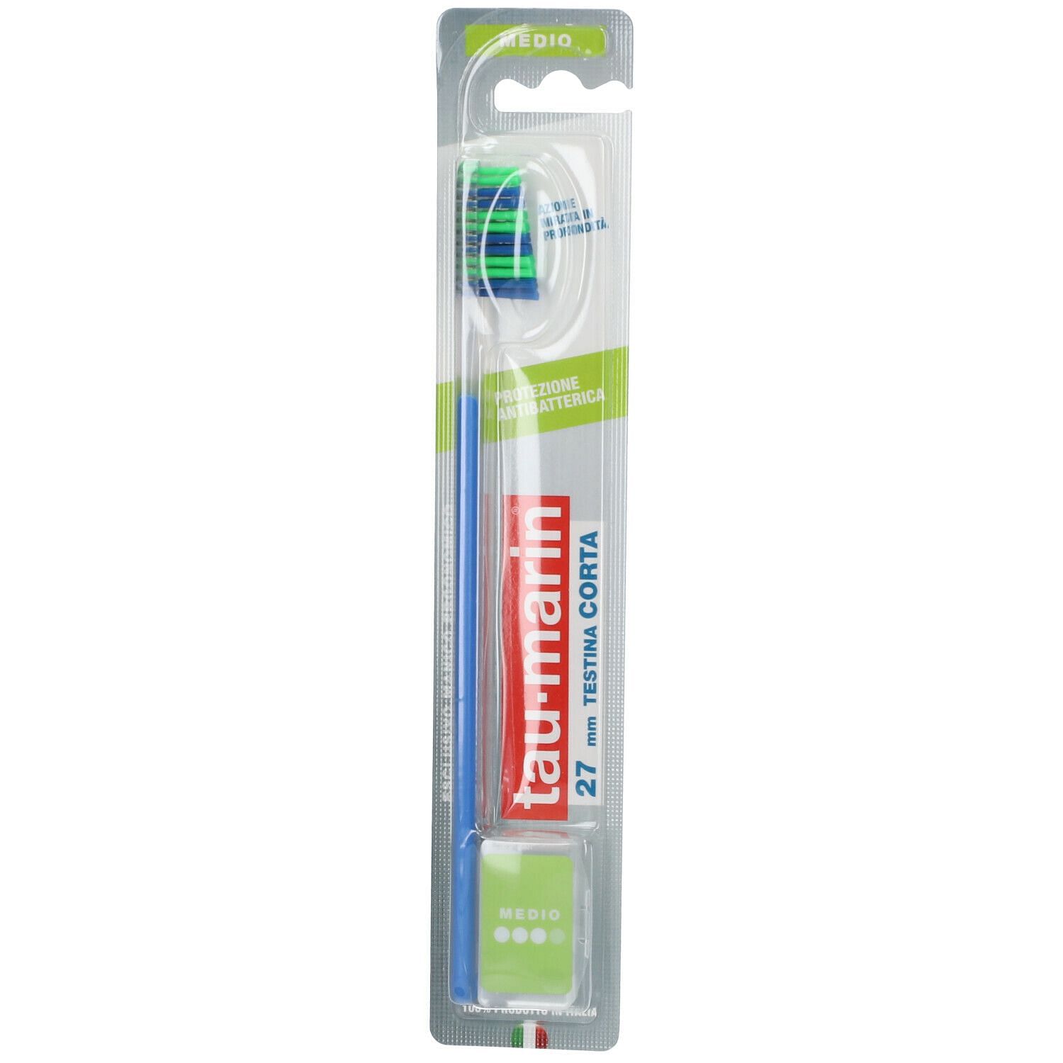 Taumarin Professional Spazzolino 27 Medio Testina Corta Protezione Antibatterica