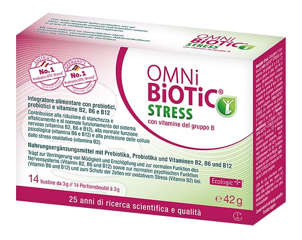 Omni Biotic Stress Vitamine Gruppo B 14 Bustine Da 3 G