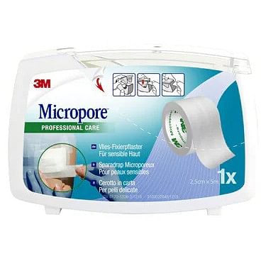 Cerotto In Carta Micropore Surgical Tape M5 X25 Mm Dispenser