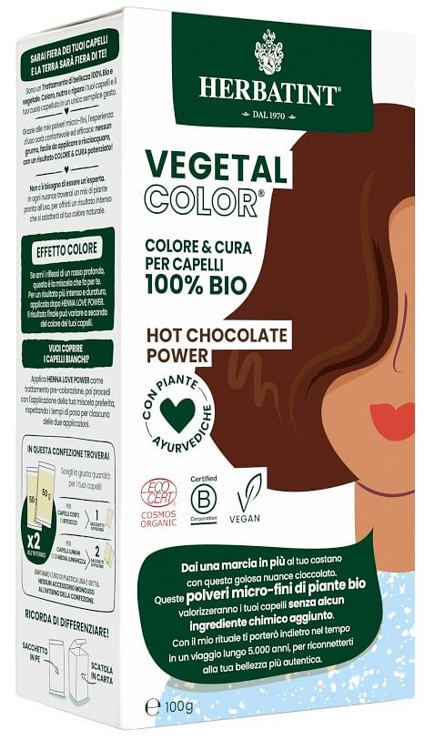 Herbatint Vegetal Color Hot Chocolate Power Ita 100 G