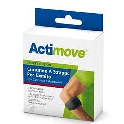 Actimove Sports Edition Cinturino A Strappo Per Gomito Con Cuscinetto Caldo/Freddo Universale