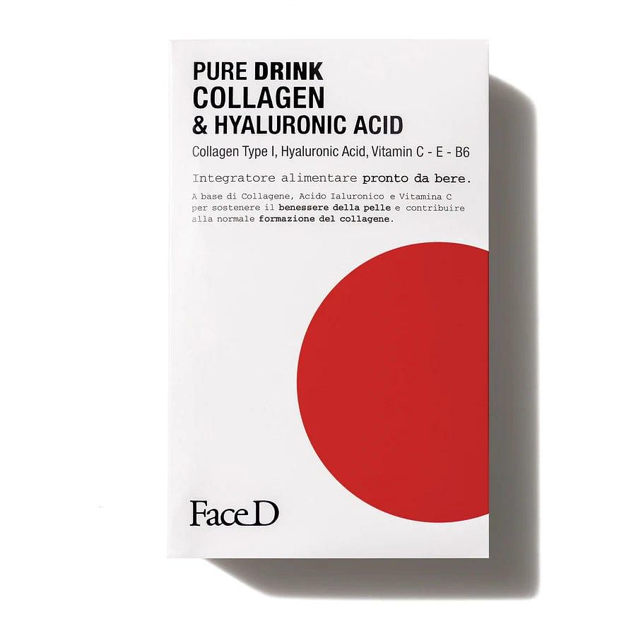 Face D Pure Drink Collagene & Acido Ialuronico 30 Pezzi Da 15 Ml