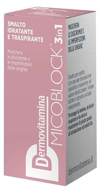 Dermovitamina Micoblock 3 In 1 Smalto Idratante E Traspirante Nude 5 Ml