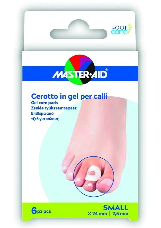 Cerotto Protezione Calli Master Aid Footcare In Gel Small 6 Pezzi B10