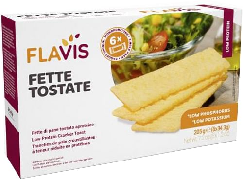 Flavis Fette Tostate Aproteiche 6 Porzioni Da 34,3 G