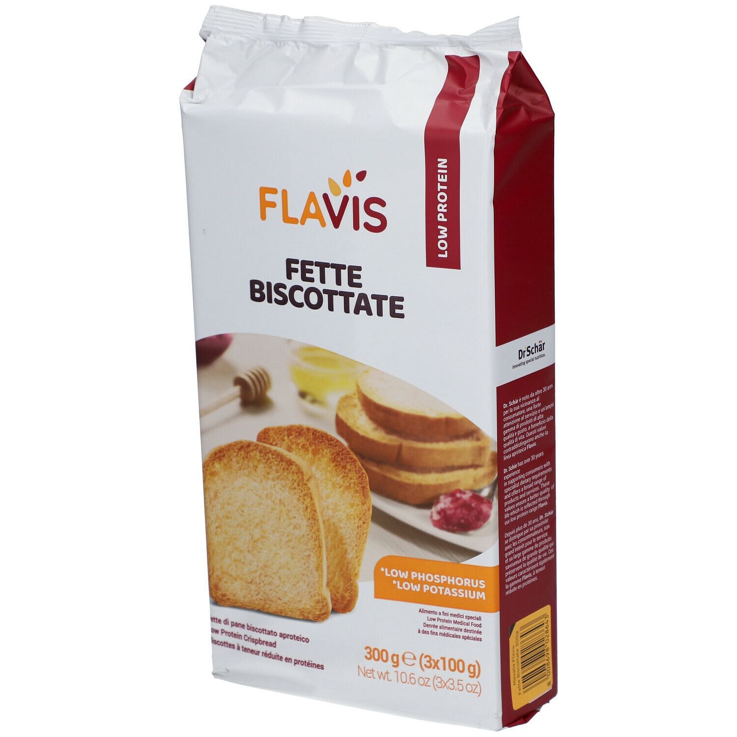 Flavis Fette Biscottate Aproteiche 300 G