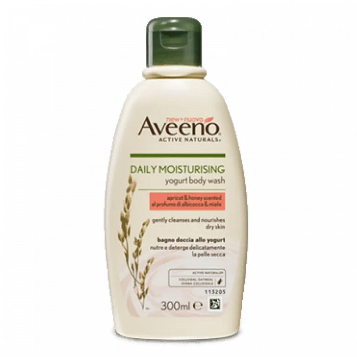 Aveeno Bagno Doccia Yogurth Albicocca&Miele 300 Ml Promo