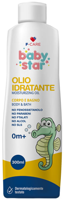 Babystar Olio Per Il Corpo E Per Il Bagno 300 Ml
