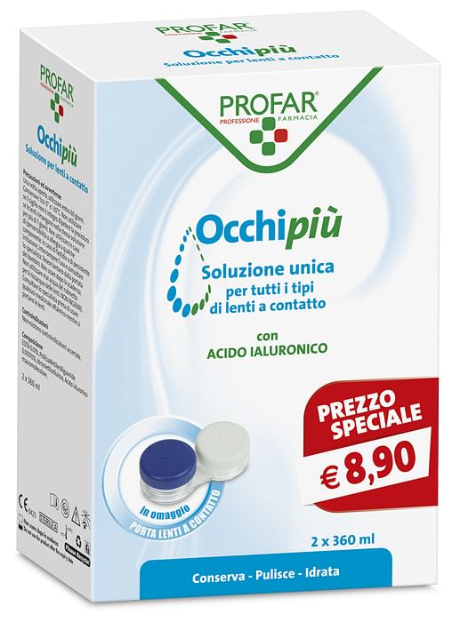 Profar Occhi Piu' Soluzione Unica 2 Flaconi Da 360 Ml Ce