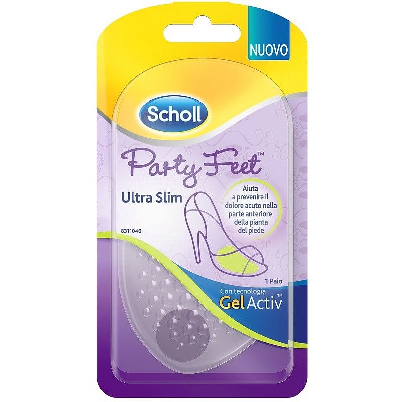 Plantare Con Cuscinetto Party Feet Gel Activ Ultra Slim 1 Paio