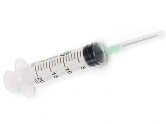 Siringa Pic Da 20 Ml 21 Gauge 1 1/2 Cono Eccentrico