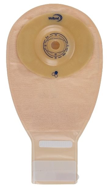 Sacca Per Ileostomia Opaca Ritagliabilewelland Aurum Convex Ileo Midi Diametro 13 35 Mm Inizio Convessita' 35 Mm 10 Pezzi