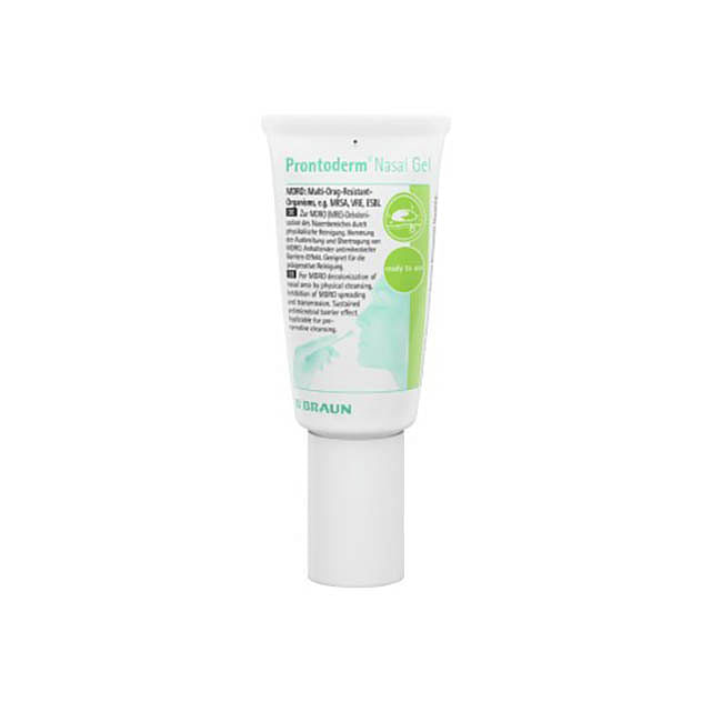 Gel Antimicrobico Prontoderm Nasal Gel Per Decontaminazione/Decolonizzazione Dei Vestiboli Nasali In Tubo 30 Ml