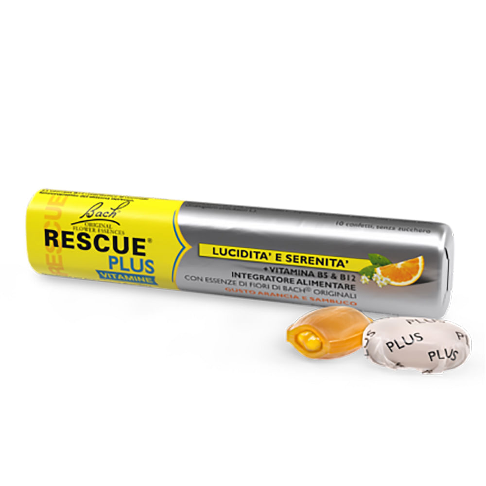 Rescue Original Plus 10 Confetti Aroma Arancia E Sambuco