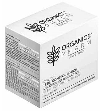 Organics Pharm Sebo Control Lotion Neem, Eucalyptus And Alpaflor 6 Fiale Da 6 Ml