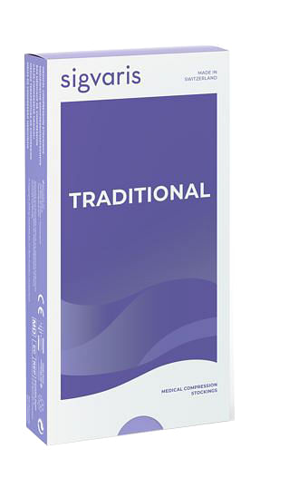 Sigvaris Traditional 503 Ccl2 Monocollant Sinistro Lungo Beige S