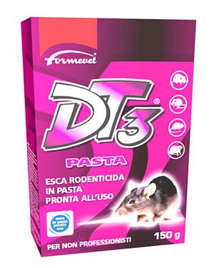 Dt3 Pasta Esca Rodenticida Pronta All'Uso 150 G