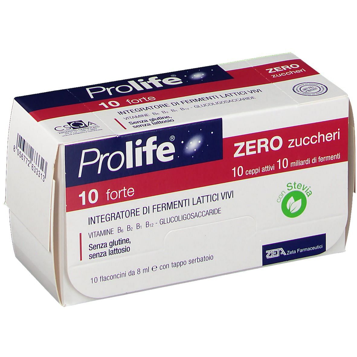 Prolife 10 Miliardi Zero Zucchero 10 Flaconi Da 8 Ml