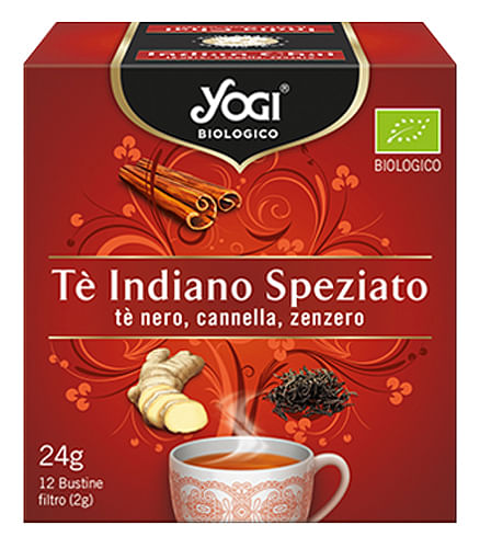 Yogi Tea Chai Nero Infuso Ayurvedico Di Spezie Bio 17 Bustine
