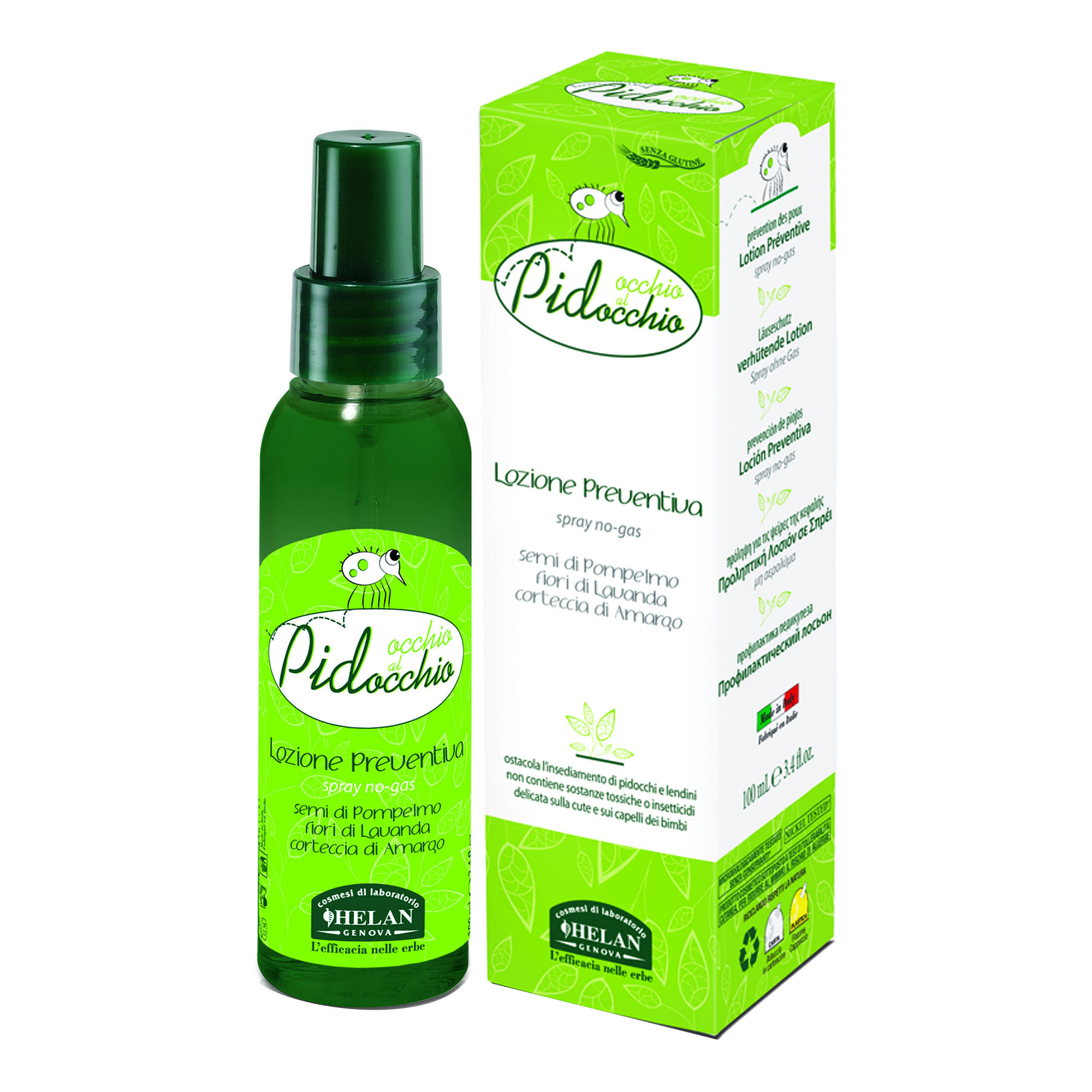 Helan Occhio Al Pidocchio Lozione Spray 100 Ml 1 Pezzo