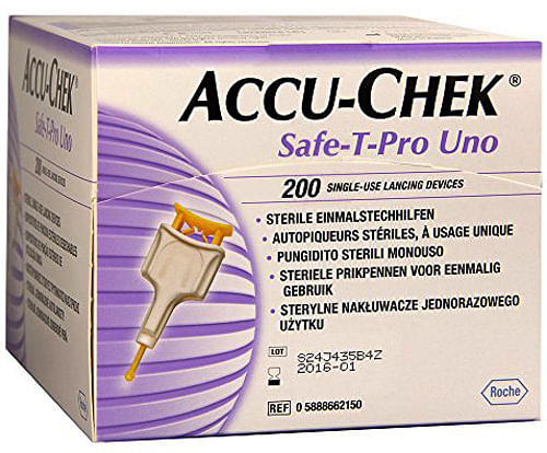 Lancette Pungidito Accu Chek Safe T Pro Uno 200 Pezzi