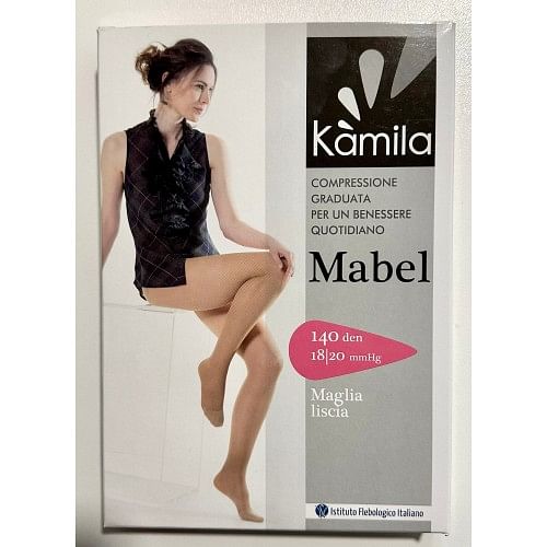 Kamila Collant Mabel 140 Denari Maglia Liscia Nero 2