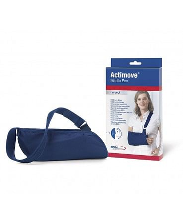 Supporto Reggibraccio A Busta Actimove Mitella Eco Misura Medium Lunghezza Avambraccio 37 43 Cm Con Cinghia Imbottita Regolabile Chiusura A Strappo In