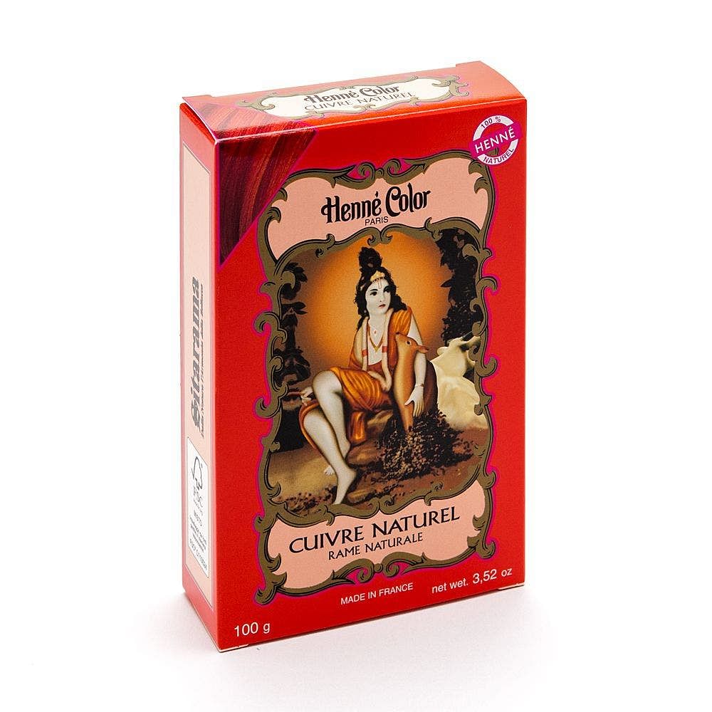 Polvere Henne Cuivre Rosso Rame Naturale Henne Color Polvere Vegetale Colorante Riflessante 100 G
