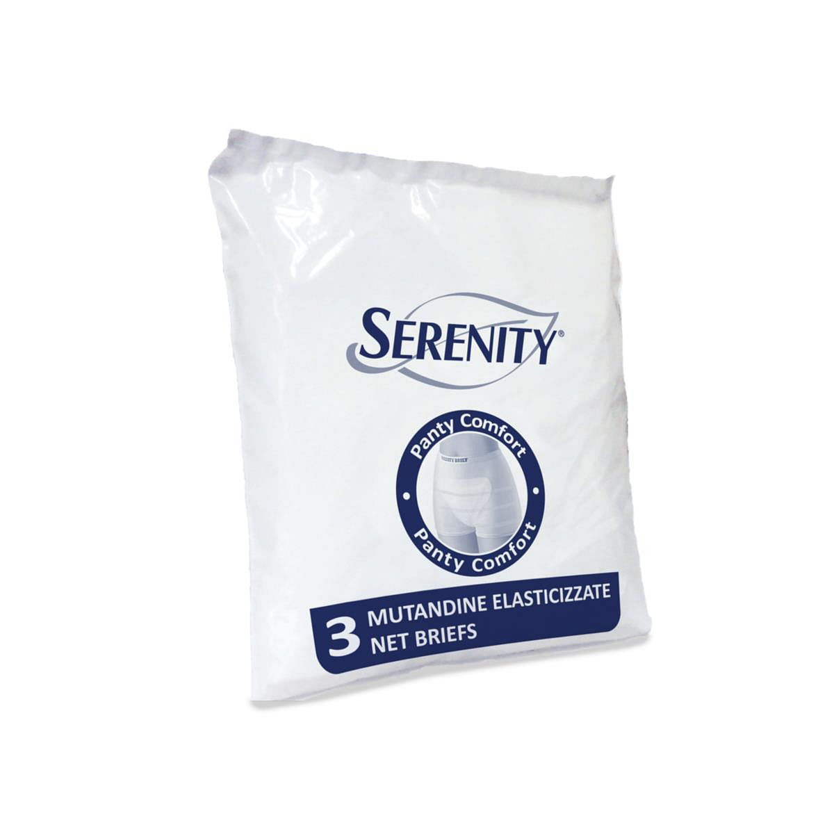 Mutandina A Rete Per Incontinenza Serenity Panty Comfort Xl 3 Pezzi