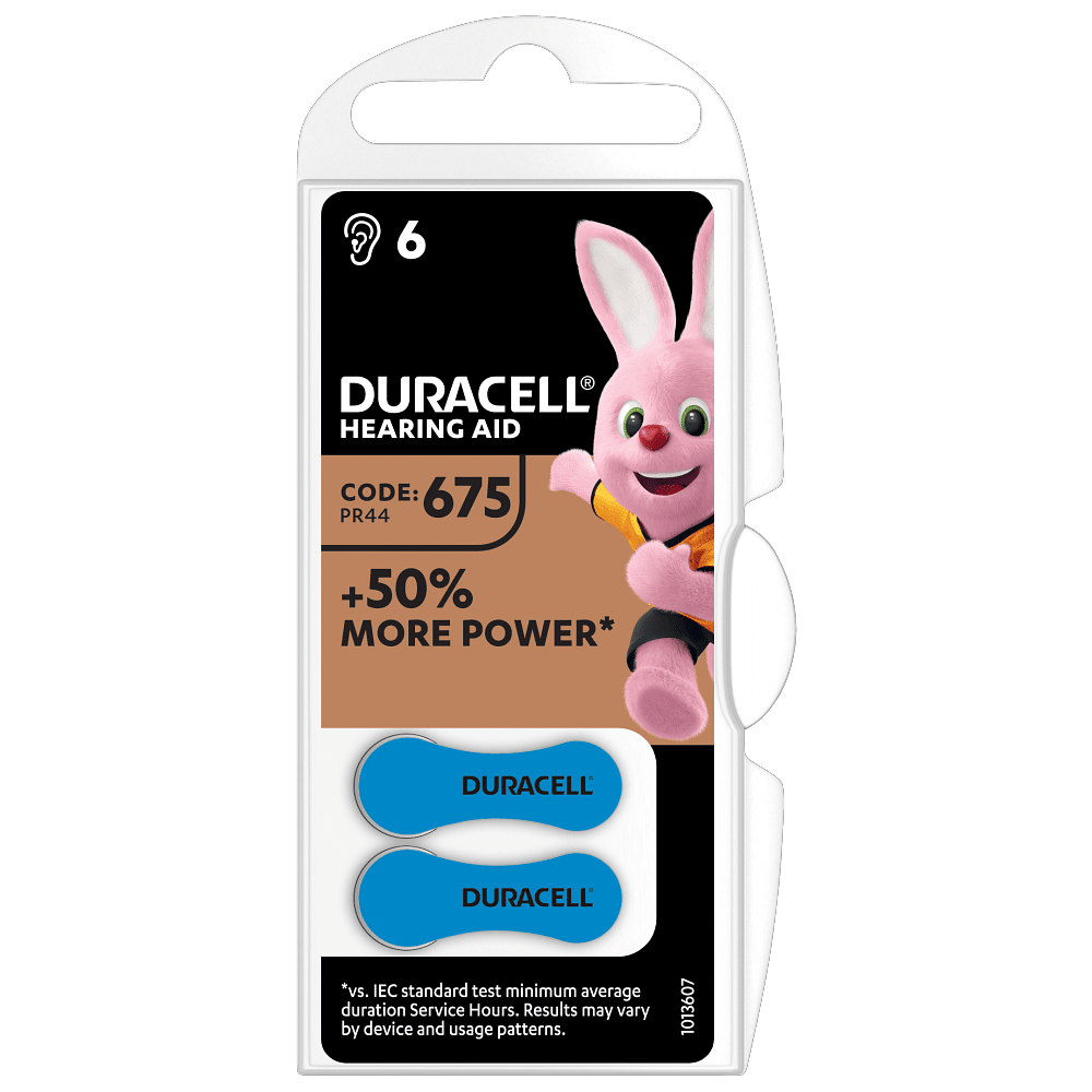 Duracell Easy Tab 675 Blu Batteria Per Apparecchio Acustico
