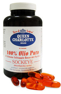 Olio Puro Salmone Selvaggio Rosso 120 Capsule