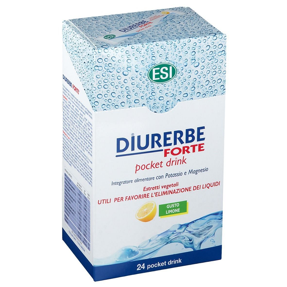 Esi Diurerbe Forte Pocket Drink Limone 24 X 20 Ml