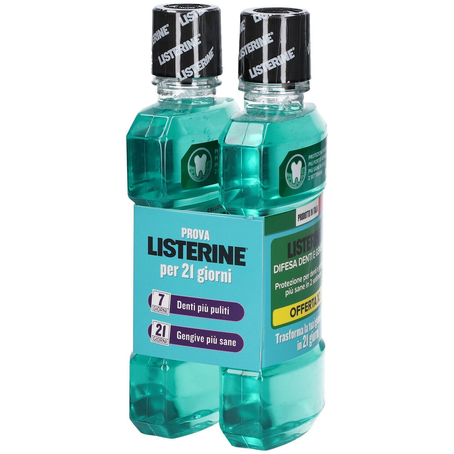 Listerine Difesa Denti E Gengive Bundle 2 X 500 Ml