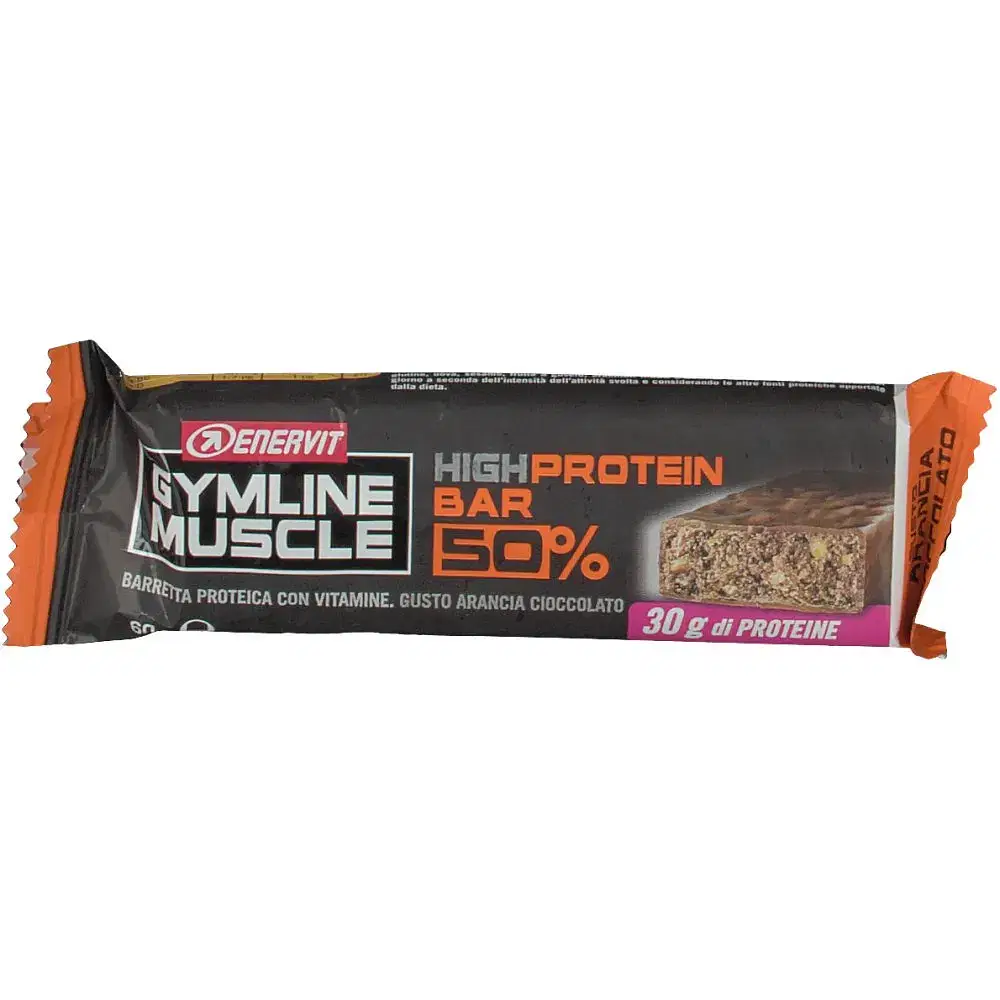 Enervit Gymline Muscle Protein Bar 50% Arancia Cioccolato 1 Pezzo