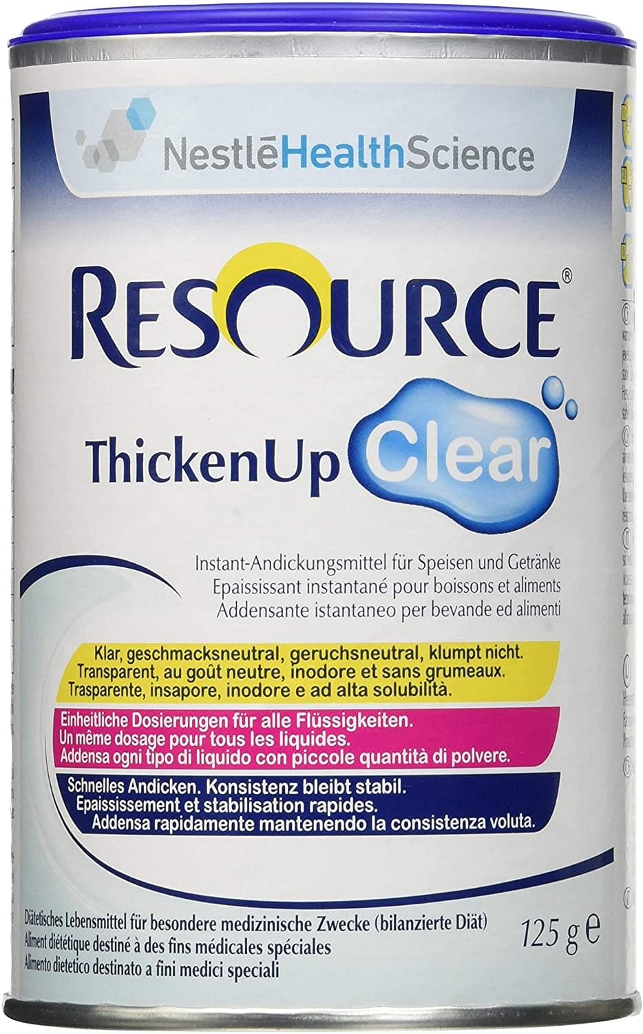 Resource Thickenup Clear Addensante Istantaneo Neutro Barattolo 125 G