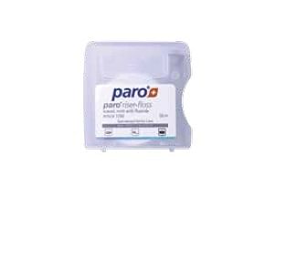 Paro 7 1764 Riser Floss Filo Interdentale Cerato Menta Fluoro 50 M