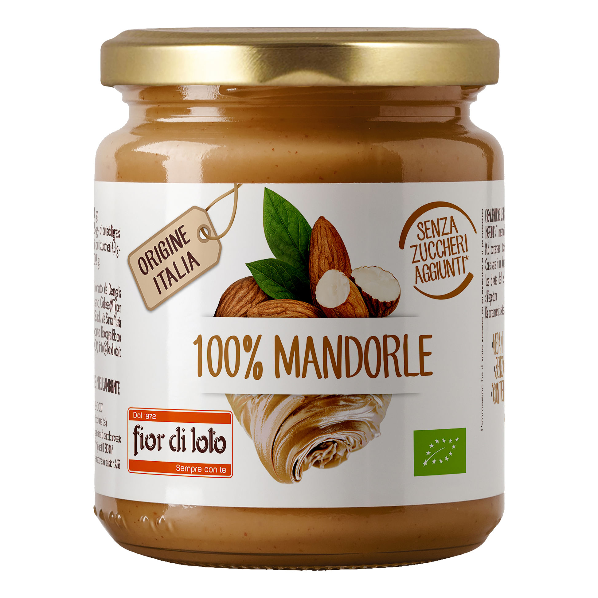 Fior Di Loto Crema 100% Di Mandorle Tostate