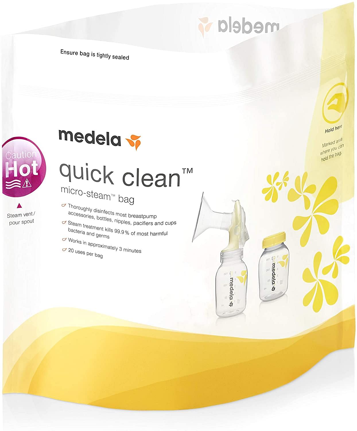 Quick Clean Sacca Per Sterilizzazione A Microonde 5 Pezzi